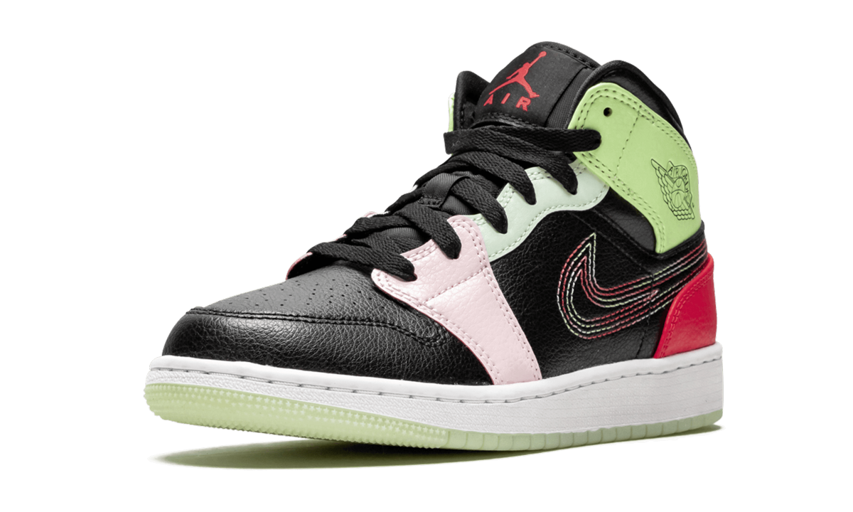 Air Jordan 1 Mid SE GS "Glow In The Dark" AV5174 076