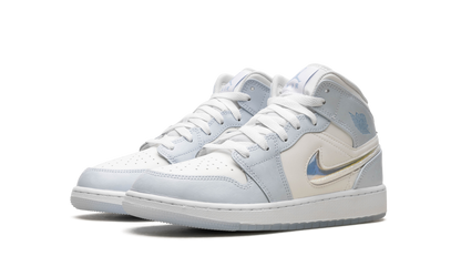 AIR JORDAN 1 MID SE GS "GLITTER SWOOSH" FQ9117 400