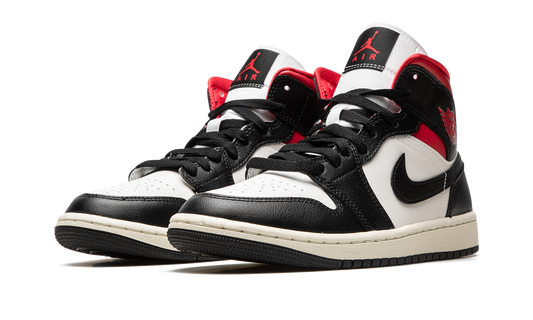 AIR JORDAN 1 MID WMNS "Black / Gym Red / Sail" BQ6472 061