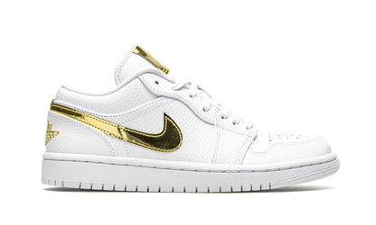 AIR JORDAN 1 Low SE WMNS "White Metallic Gold" CZ4776 100