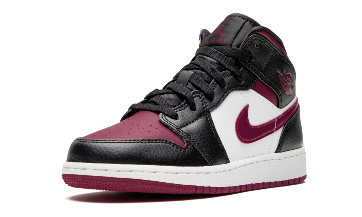 Air Jordan 1 MID GS "Bred Toe" 554725 066