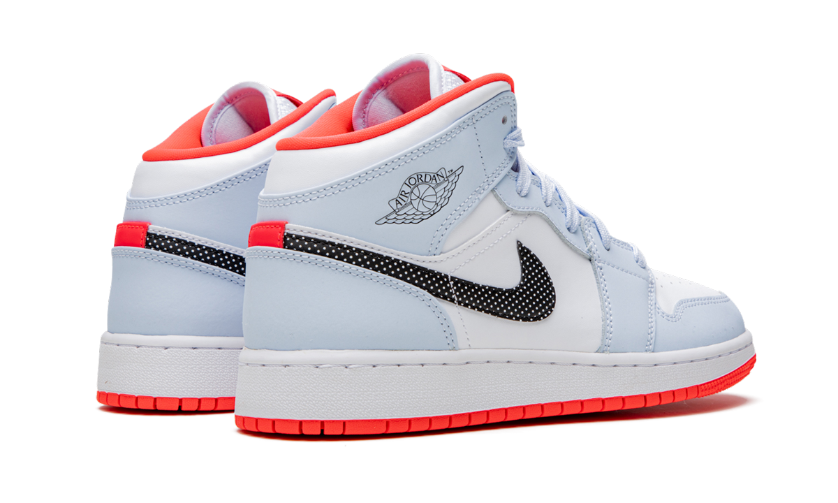 Air Jordan 1 Mid GS "Polka Dot" 555112 400