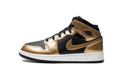 Air Jordan 1 Mid SE GS "Metallic Gold Black" DR6967 071
