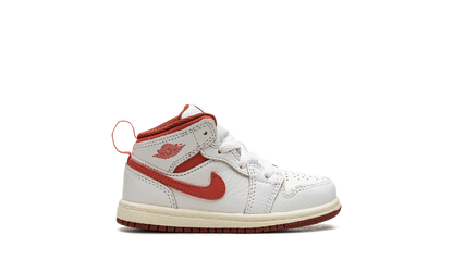 Air Jordan 1 Mid SE TD "White Dune Red" FJ3466 160