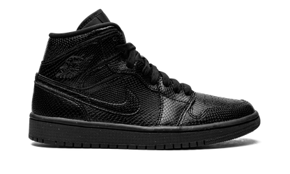 AIR JORDAN 1 MID WMNS "Black Snakeskin" BQ6472 010
