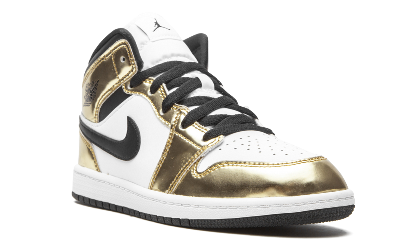 AIR JORDAN 1 MID SE PS "Metallic Gold" DC1422 700