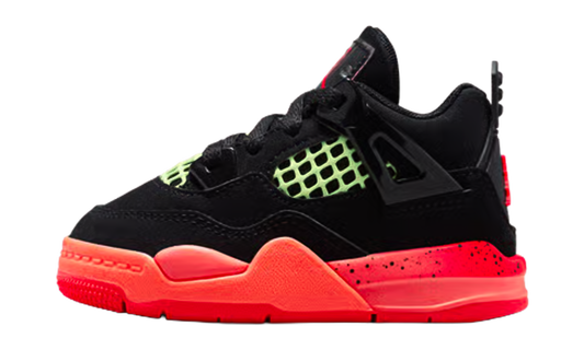 Air Jordan 4 Retro TD "Black Infrared Barely Volt" II1270 001
