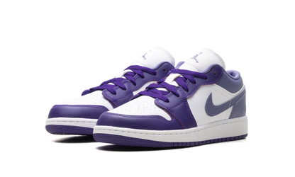 Air Jordan 1 Low GS "Purple / White" 553560 551