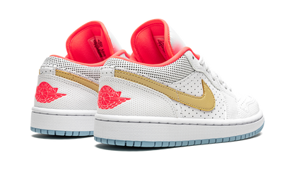 AIR JORDAN 1 LO SE WMNS "White / Sesame / Flash Crimson" DC9509 100