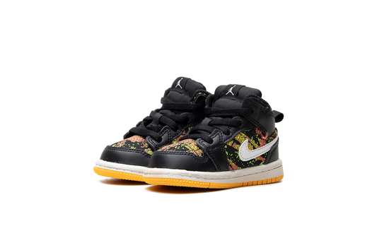 Air Jordan 1 Mid TD "Black / Laser Orange" 644507 003