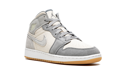 Air Jordan 1 Mid SE GS "Coconut Milk / Particle Grey" DN4346 100