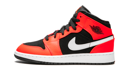 Air Jordan 1 Mid GS "Infrared" 554725 061