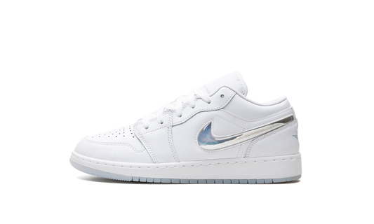 Air Jordan 1 Low GS "Glitter Swoosh" FQ9112 100