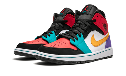 Air Jordan 1 Mid "Multicolor" 554724 125
