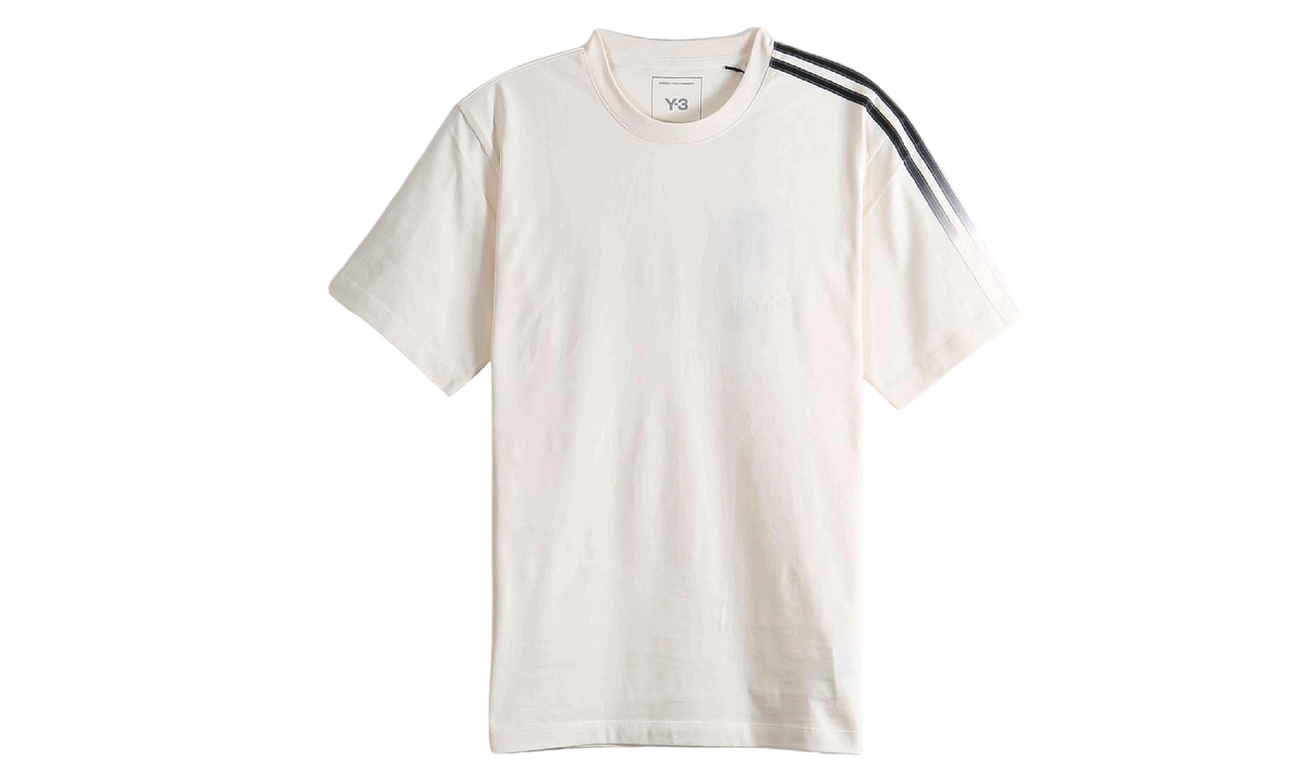 Y-3 Gradient Stripes Short-Sleeve Tee "Chalk White" KU2251