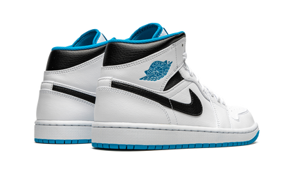 Air Jordan 1 Mid "White / Laser Blue" 554724 141