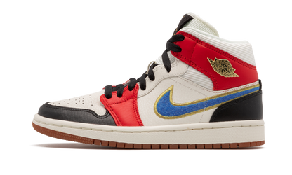 AIR JORDAN 1 MID SE WMNS "Let(Her)Man" DC1426 100