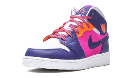 Air Jordan 1 Mid GS "Fire Pink" 555112 602
