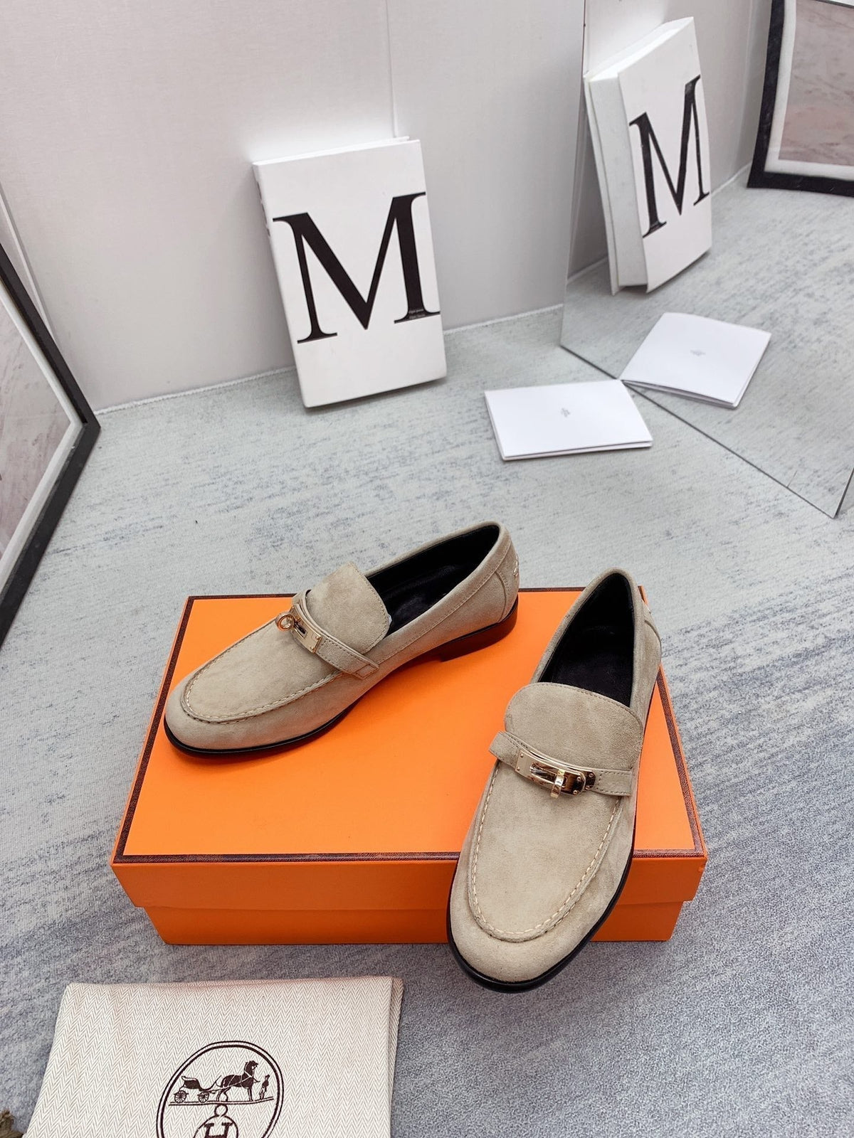 Destin Loafer Suede Beige