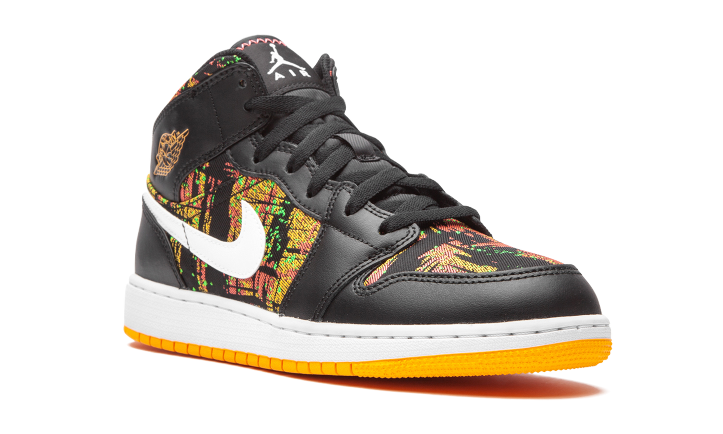 Air Jordan 1 Mid GS "Black / Laser Orange"