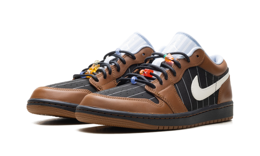 Air Jordan 1 Low SE "Black Sail Light British Tan" IR7560 010
