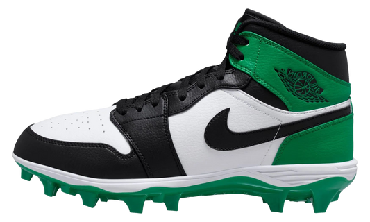 Air Jordan 1 Mid TD "Black White Lucky Green" FJ6805 003